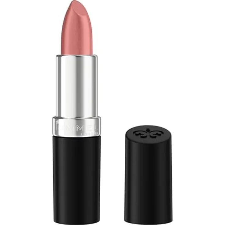 Rimmel London Lasting Finish 290 Sunset Rose Satinlipstick, Langanhaltend, Satin Finish, Feuchtigkeitsspendend, Vegane Formel, 4 g