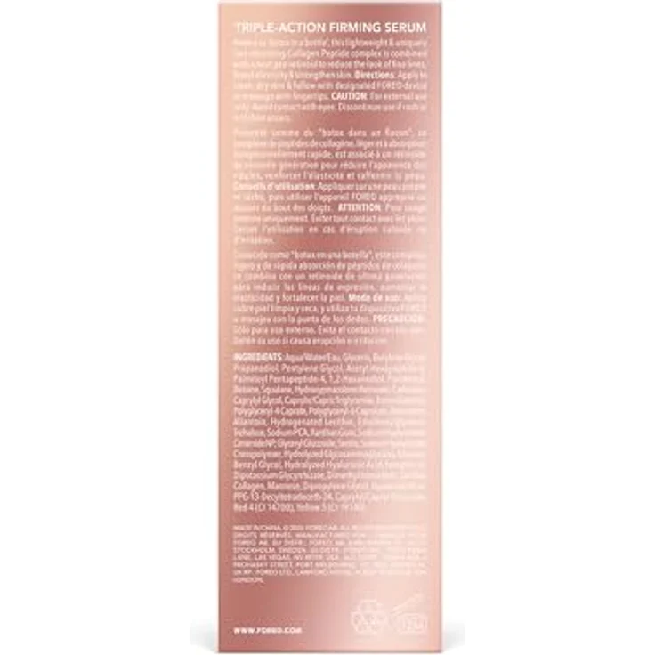 Foreo Supercharged Triple-Action Firming Serum Conductive Gel, Anti-Aging Gesichtsserum mit Hyaluronsäure und Squalan, 30 ml – Bild 2
