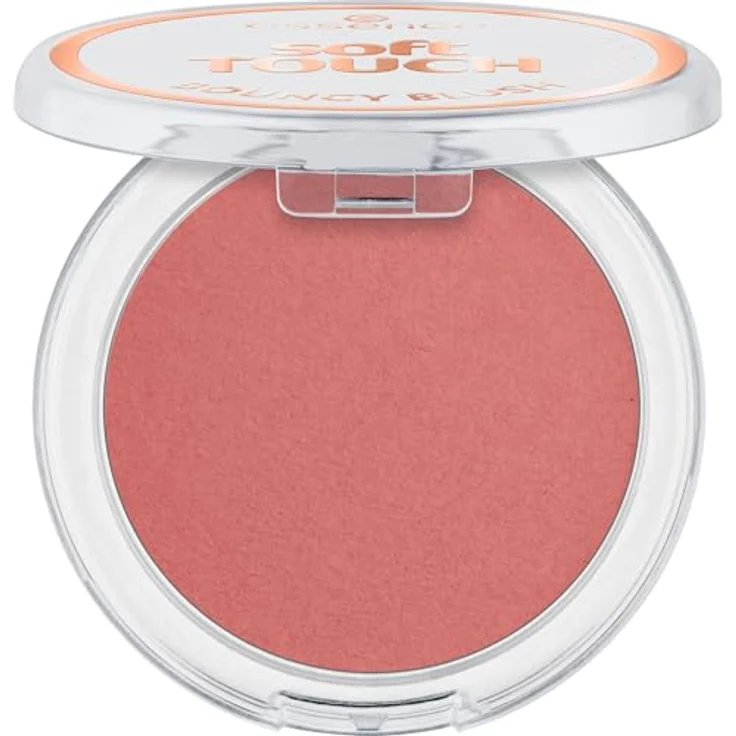 essence soft TOUCH BOUNCY BLUSH, Rouge Nr. 10, Pink, langanhaltend, hochpigmentiert, matt, vegan, ölfrei, ohne Parfüm, ohne Alkohol, 5g – Bild 1