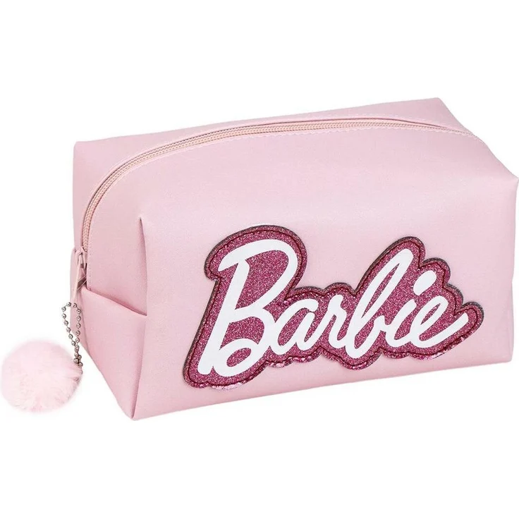 Cerda Necessaire BARBIE Trousse de Toilette 'Brick', hellrosa, Kulturbeutel für Kinder, 23 x 13 x 9 cm, 100 % Polyurethan