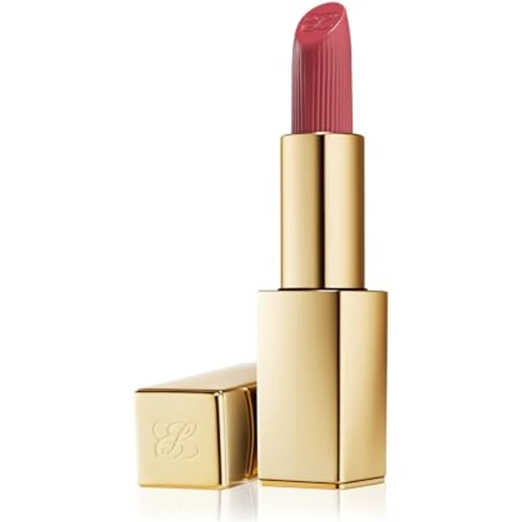 Estée Lauder Pure Color Creme Lipstick 420 Rebellious Rose, langanhaltender Lippenstift mit feuchtigkeitsspendenden Eigenschaften, 3,5 g – Bild 1