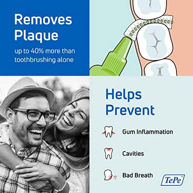 TePe Interdentalbürsten X-Soft - Für eine besonders sanfte & effiziente Reinigung der Zahnzwischenräume Interdentalbürsten – Bild 2