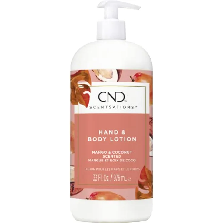 CND Hand- und Bodylotion Scentsations Mango und Coconut, 1er Pack (1 x 916 ml)
