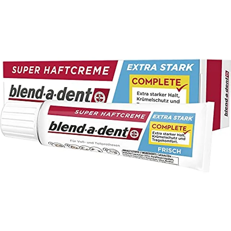 Blend-a-dent Super Haftcreme extra frisch 40 ml, Sicherheit den ganzen Tag