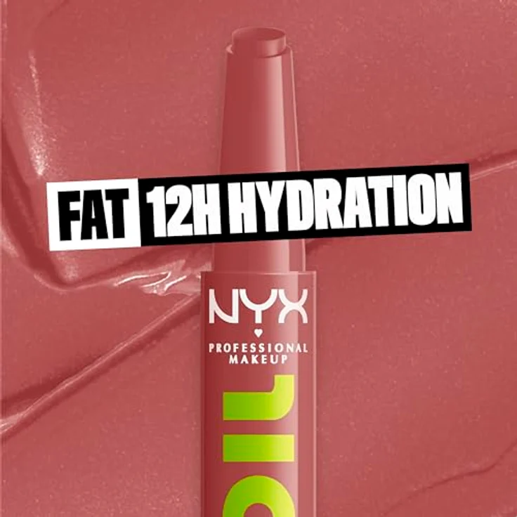 NYX Professional Makeup Fat Oil Slick Click, Tönender Lippenbalsam, vegan, 2 g – Bild 5