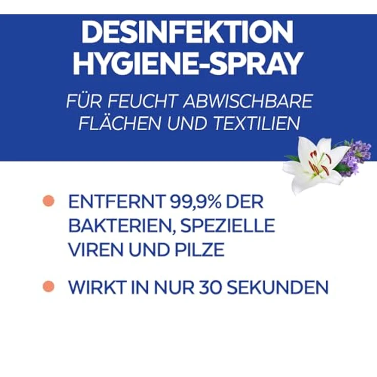 SAGROTAN Hygiene-Pumpspray 250 ml, Oberflächen-Desinfektionsmittel entfernt 99,9% der Bakterien, ideal für unterwegs – Bild 4