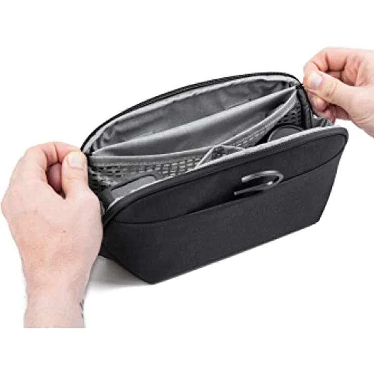 Peak Design Kleiner Kulturbeutel, schwarz, 10 x 26 x 13cm – Bild 5