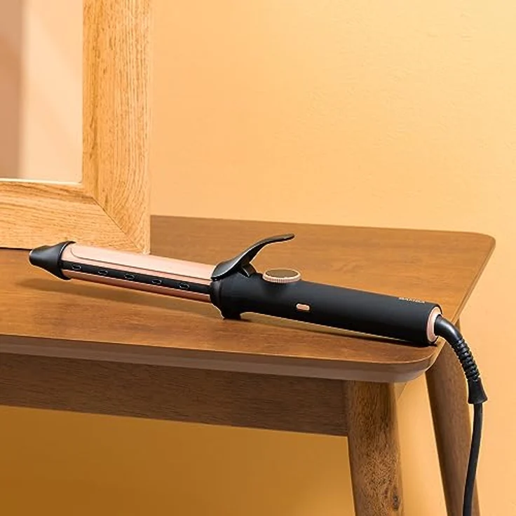 Cecotec Bamba SurfCare Curly Sphere, Lockenstab mit 28 mm Keramik- und Turmalinzylinder, 120ºC-210ºC, 360º drehbares Kabel, automatische Abschaltung, Kühle Spitze – Bild 2