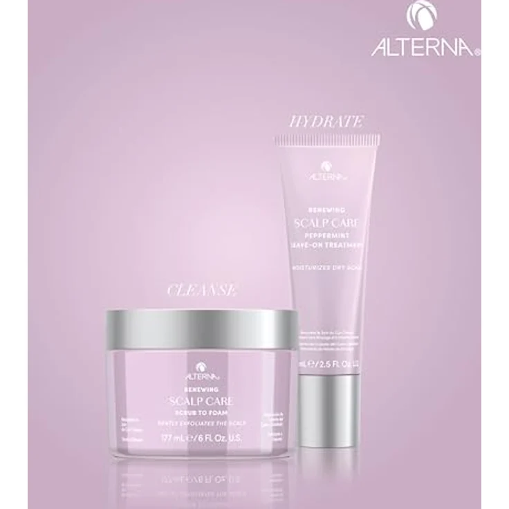 Alterna Renewing Scalp Care Peppermint Leave-on Treatment, feuchtigkeitsspendende Haarkur für trockene Kopfhaut, 74 ml – Bild 8