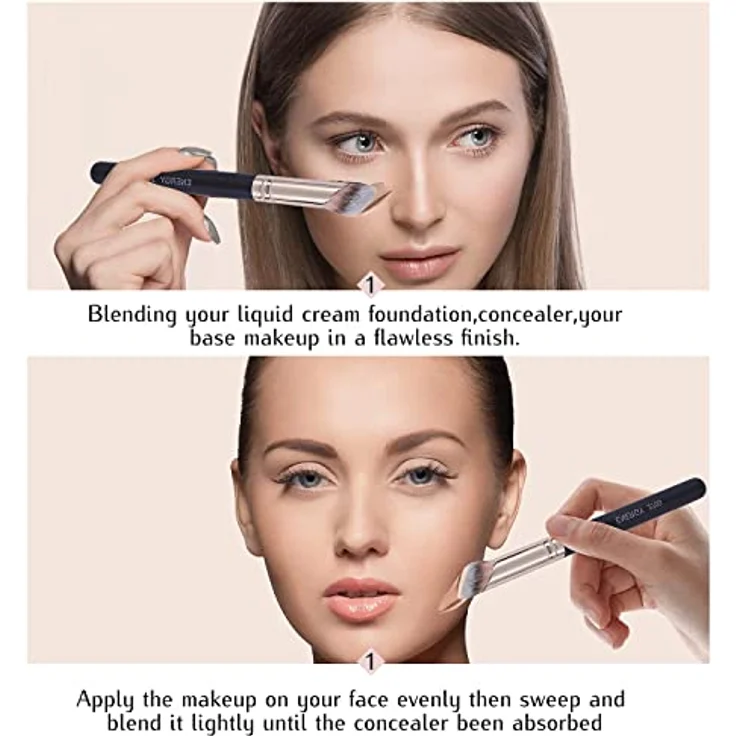 ENERGY Concealer-Pinsel mit mittlerer Neigung für die Augenpartie, Contouring Pinsel, Make-up-Pinsel - 270s – Bild 5