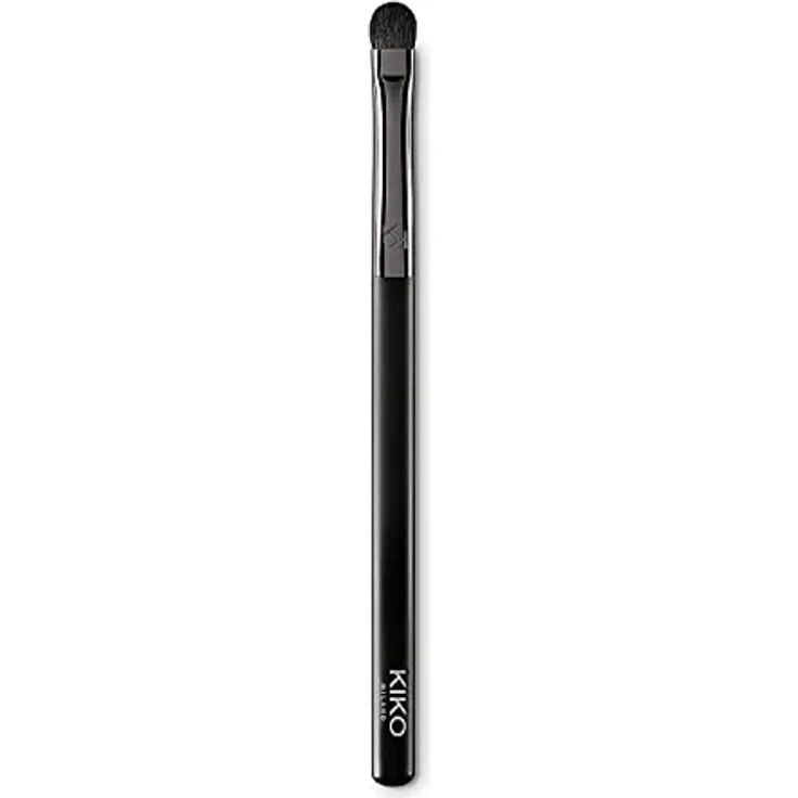 KIKO Milano Eyes 52 Powder Shader Brush, Augenkonturpinsel mit Naturborsten für Puderlidschatten, flach und hochdeckend