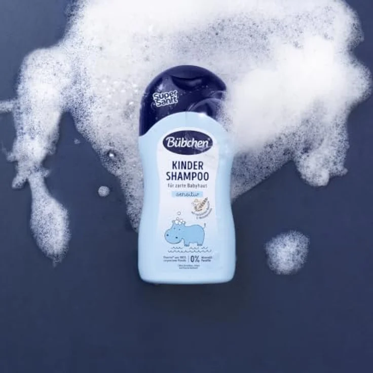 Bübchen Kinder Shampoo 400 ml, feuchtigkeitsspendend und sanft für empfindliche Kopfhaut – Bild 3