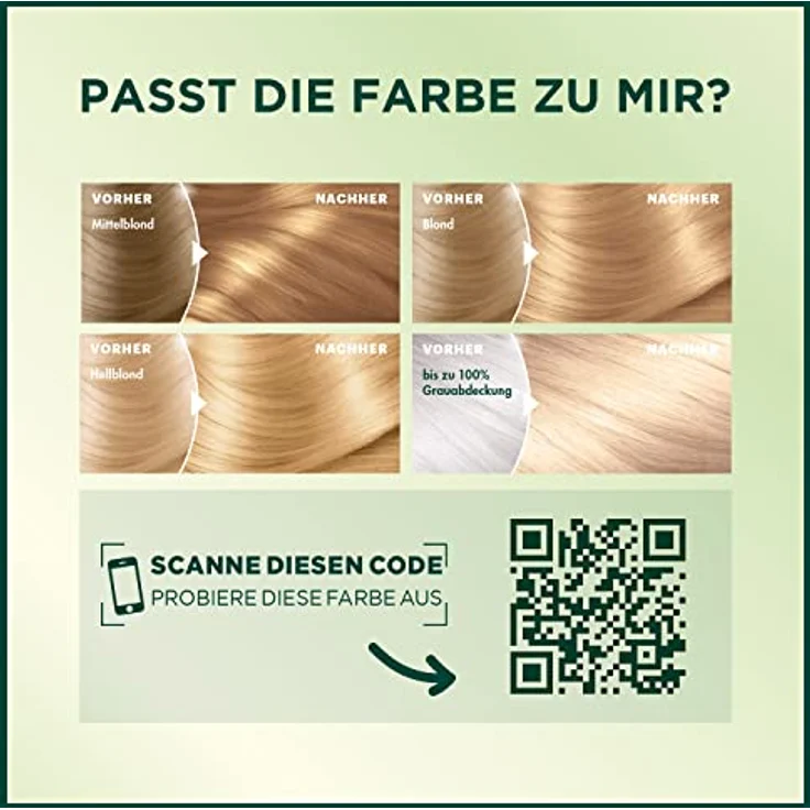 Garnier Nutrisse Strahlendes Blond Intensiv Creme-Coloration 9.03 Helles Naturblond – Bild 4