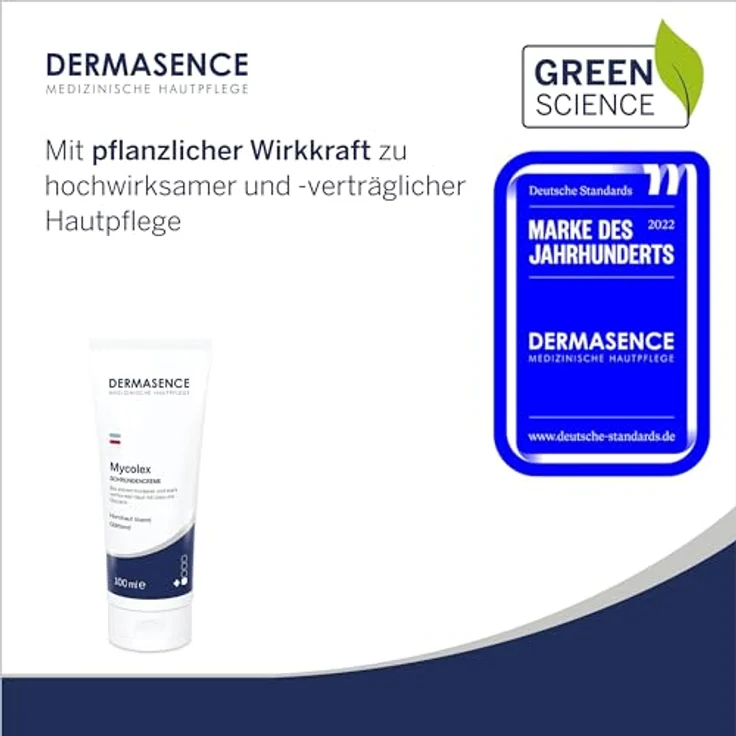 DERMASENCE Mycolex Schrundencreme, 100 ml - Hornlösende Spezialpflege für verdickte Hautareale - verringert Rauigkeit und Risse - parfümfrei – Bild 2