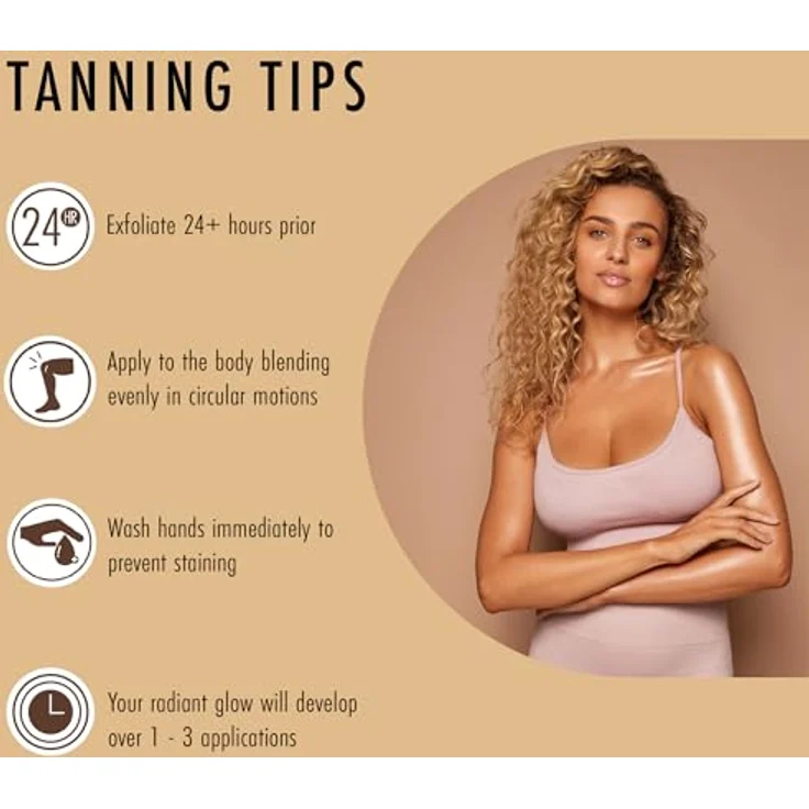 St. Moriz Advanced – Hautstraffende Selbstbräuner-Lotion mit natürlichem Glow, 150ml, vegan und dermatologisch getestet – Bild 5