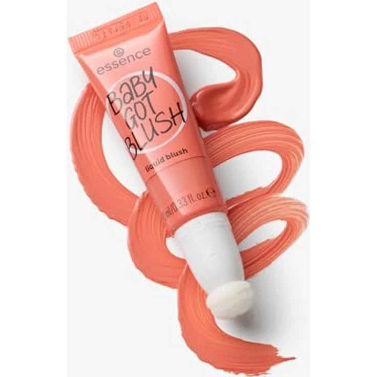 essence cosmetics BABY GOT BLUSH liquid blush, Rouge, Nr. 40, Nude, Expressergebnis, schnelltrocknend, natürlich, vegan, ölfrei, Paraben- und Mikroplastikfrei, 1er Pack (10ml) – Bild 5