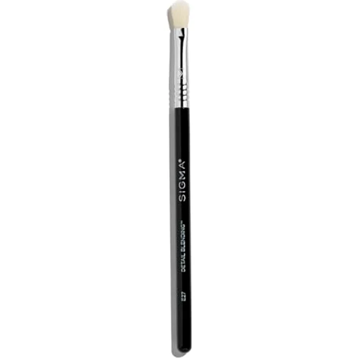 Sigma E27 Detailed Blending TM Lidschattenpinsel, präzises Make-up-Tool mit veganen SigmaTech®-Fasern, antimikrobiell – Bild 1