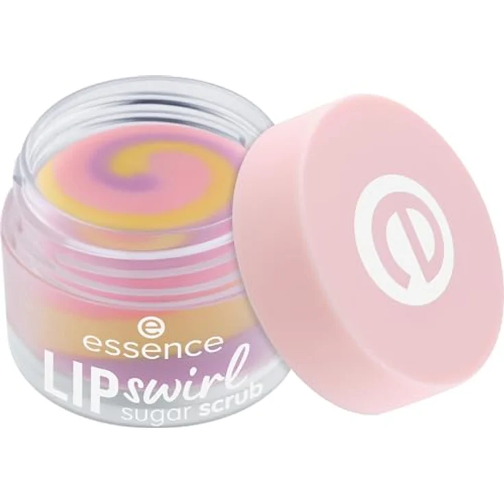 essence LIP swirl Lippenpeeling 8 g, entfernt abgestorbene Hautzellen, vegan und feuchtigkeitsspendend – Bild 1