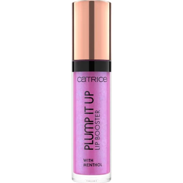Catrice Plump It Up Lip Booster, Lipgloss, Lip Gloss, Nr. 030 Illusion Of Perfection, violett, kühlend, Färbeeffekt, vergrößernd, glänzend, glitzernd, vegan, ohne Alkohol (3,5ml) – Bild 2