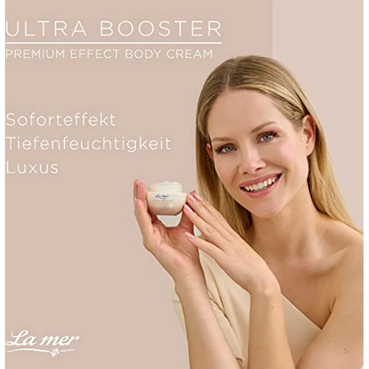 La Mer Ultra Booster Premium Effect Body Cream - Feuchtigkeitsbooster mit Langzeiteffekt - Schützt vor Austrocknung - Verbessert die Elastizität - Sheabutter und Olivenöl - 200 ml – Bild 2