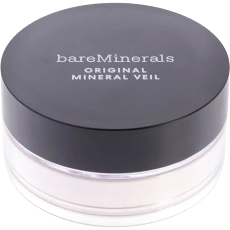 bareMinerals Mineral Veil Finishingpuder, transparentes loses Puder zur Ölabsorption und Minimierung von Poren, vegan, 6 g – Bild 2