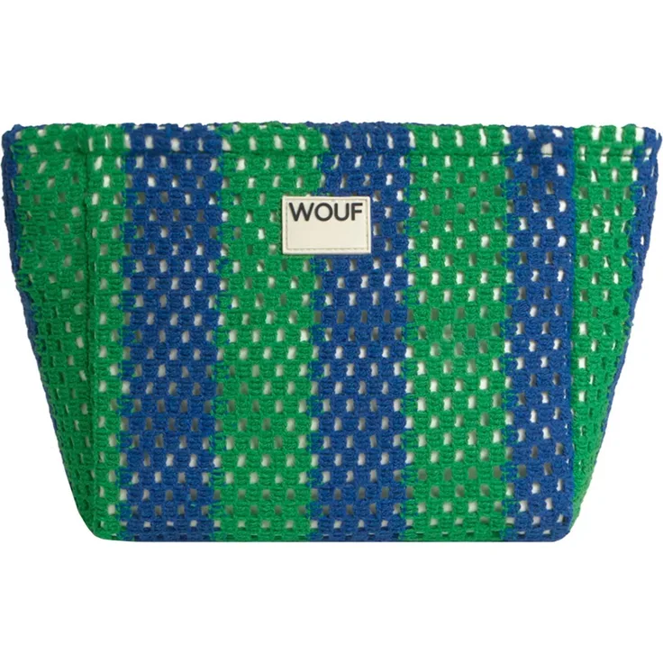 Wouf Necessaire Crochet Kulturbeutel, 30 cm, Grau, aus robustem wasserabweisendem Polyester, 4 l容量