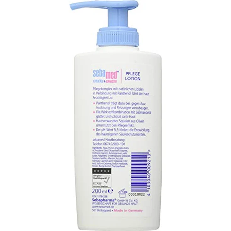 Sebamed Pflegelotion mit Spender 200 ml  – Bild 2