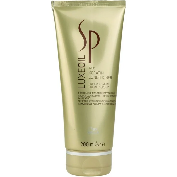 Wella Professionals Luxe Oil Keratin Conditioning Cream Conditioner, 200 ml, intensive Pflege mit Keratinbindung und Anti-Statik-Effekt