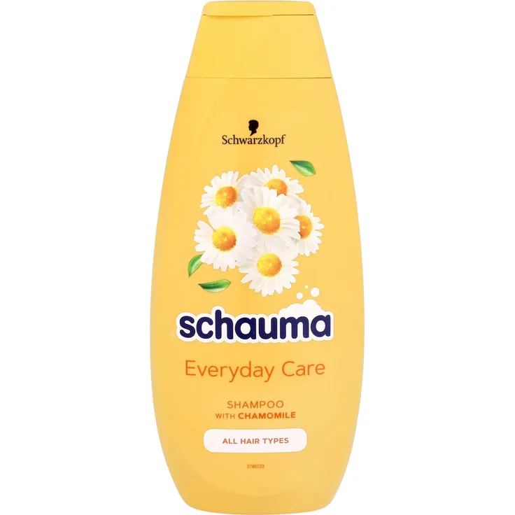 SCHAUMA Haar-Shampoo mit Kamille, 400 ml, reinigend und pflegend für gesundes, glänzendes Haar