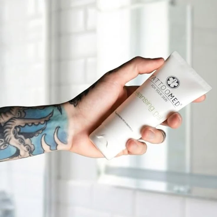 TattooMed Cleansing Gel, Tattoo-Waschgel für frisch tätowierte Haut mit Farbschutz und Juckreizlinderung, 100ml – Bild 5