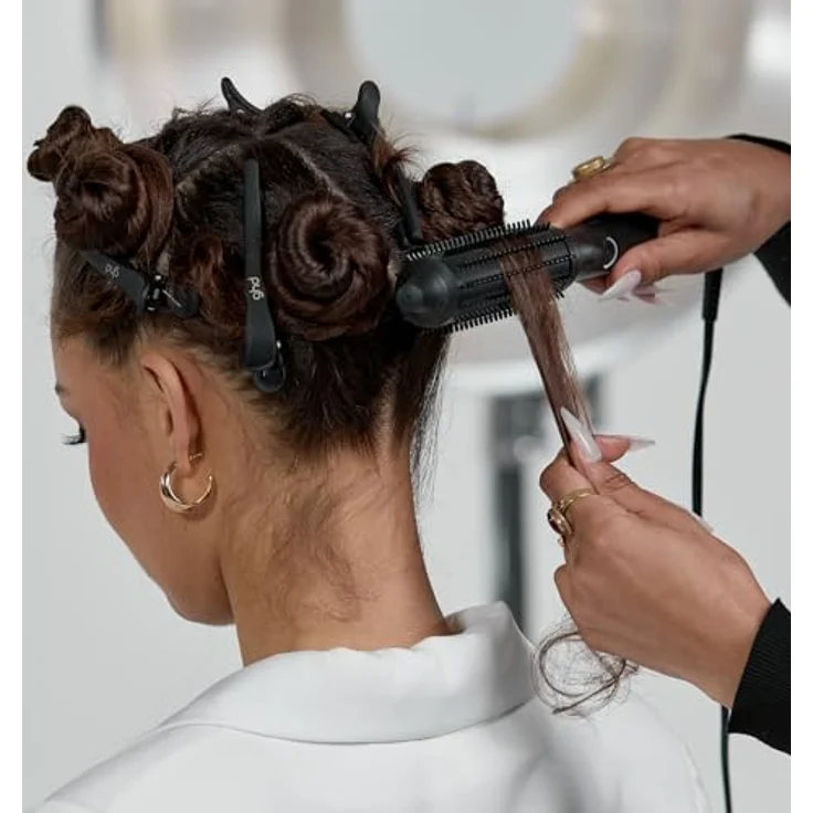 ghd rise - Professionelle elektrische Volumenbürste, Styler, Lockenstab für alle Haartypen, Ultra-Zonen-Technologie, Schwarz – Bild 4