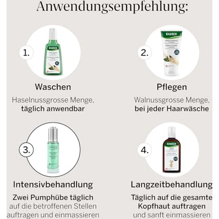 Rausch Coffein-Kopfhaut-Intensiv-Fluid mit Ginseng, 30ml - Rezeptfrei zur Stärkung der Kopfhaut – Bild 6