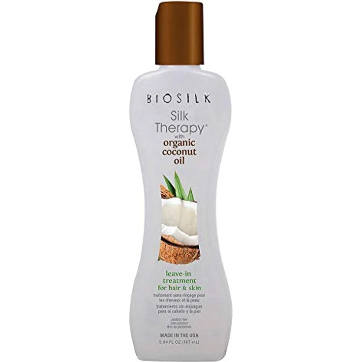 BioSilk Serum Silk Therapy Organic Coconut Oil Leave-in Treatment 167 ml – Bild 2