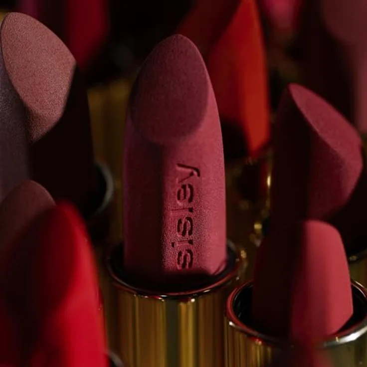 Sisley Paris Phyto-Rouge Velvet 22 Rose Punch, Intensiv mattierter Lippenstift mit Pflegeformel, 3 g – Bild 4