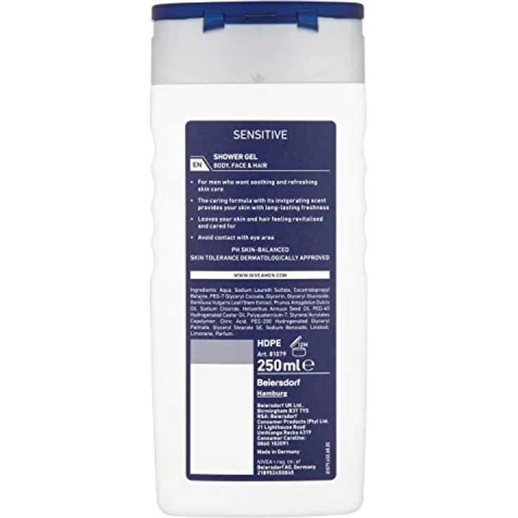 Nivea Men Duschgel Sensitive 250 ml – Bild 2