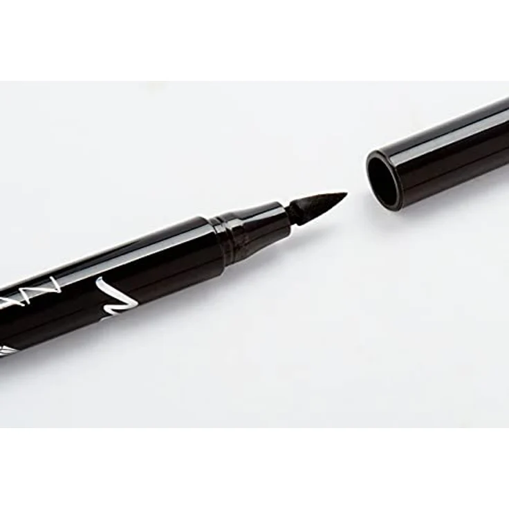 Manhattan Wonder Wing Eyeliner & Stamp, Schwarzer Stempel Eyeliner für einen Idealen symmetrischen Lidstrich, Farbe Black 001, 1 x 1.6ml – Bild 5