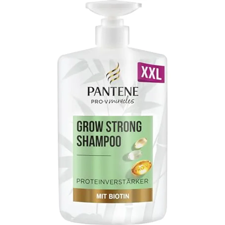 Pantene Pro-V Miracles Grow Strong Shampoo, 1000 ml gegen Haarausfall, nährt und regeneriert das Haar