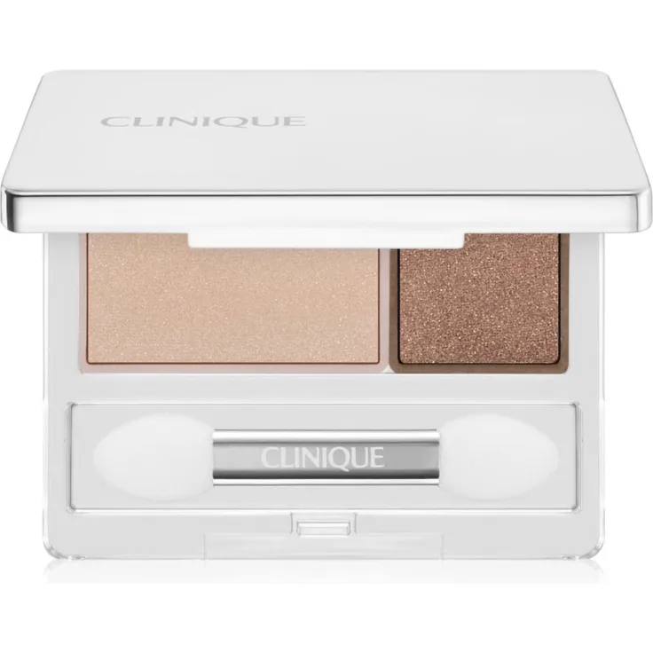 Clinique All About Shadow™ Duo, Lidschatten in Like Mink - Shimmer, 1,7 g, langanhaltend und leicht aufzutragen