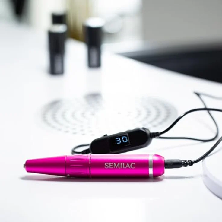 Semilac Elektrische Nagelfeile Mini Pen, Nagelpflegegerät für präzise Maniküre, kompakt und benutzerfreundlich – Bild 3