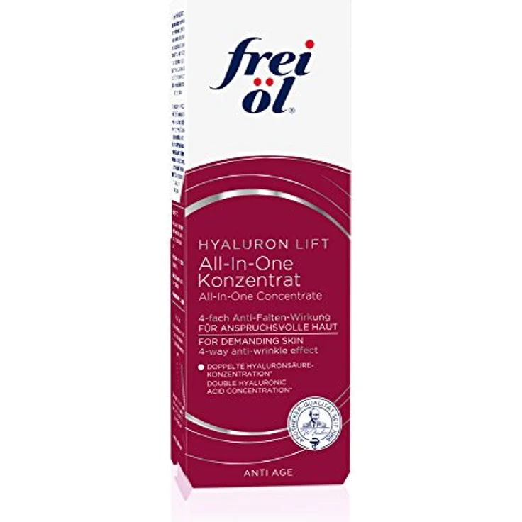 Frei Öl Tages- Und Nachtpflege frei Öl ANTI-AGE HYALURON LIFT All-in-One-Konzentrat Gesichtscreme 30 ml mit hautverjüngernder Wirkung – Bild 2