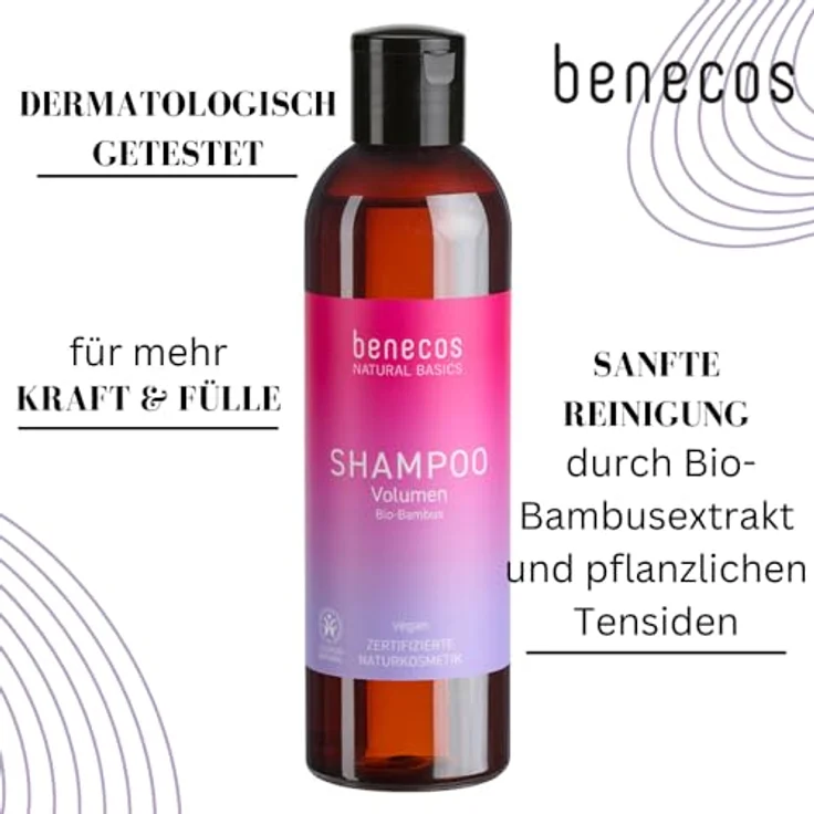 Benecos Haarshampoo Arganöl, Shampoo Glanz & Reparatur mit Bio-Arganöl, 250ml, PETA approved – Bild 6