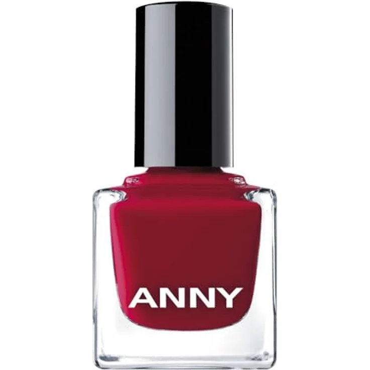 ANNY Nail Polish Red Kiss, Hochwertiger Farb-Nagellack mit schnelltrocknender, splitterresistenter Textur und langanhaltendem Glanz, 15 ml – Bild 1