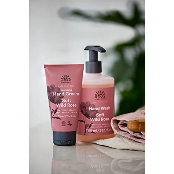 Urtekram Handseife - Feuchtigkeitsspendend - Soft Wild Rose - 300 ml, Vegan, Biologisch, Natürlichen Ursprungs – Bild 4