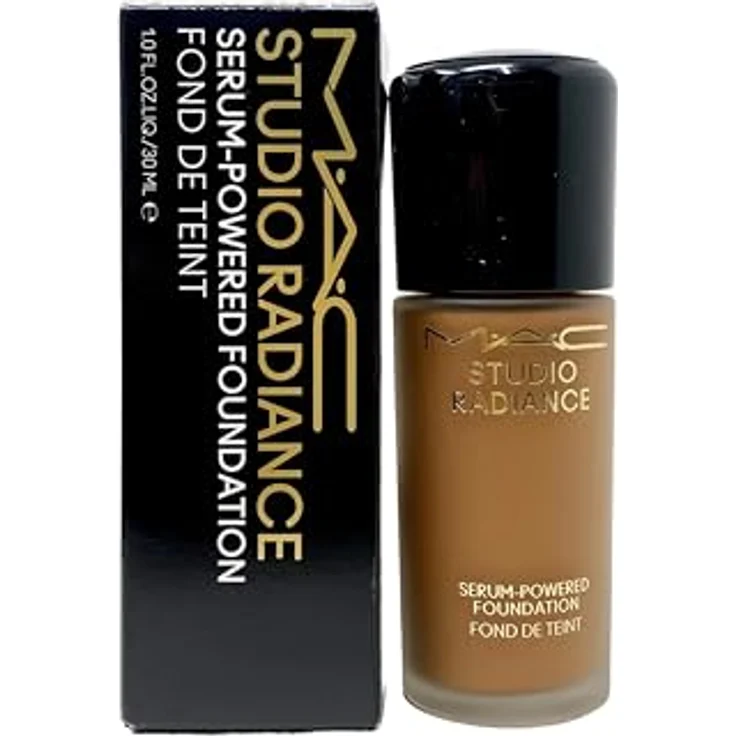 MAC Studio Radiance Serum Powdered Foundation, 30 ml NC50 - Mittlere, aufbaubare Deckkraft, 10% Hyaluronsäure, intensiv hydratisierend, vegan – Bild 2