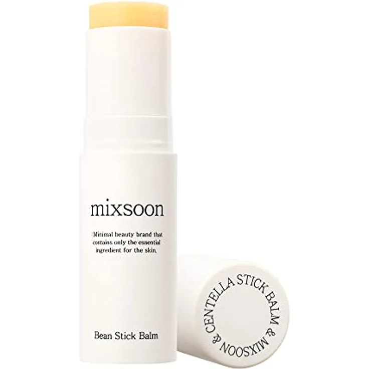 Mixsoon Bean Stick Balm - 11.5ml, Intensive Hydratation durch Sojabohnenöl, fermentiert in 240 Stunden