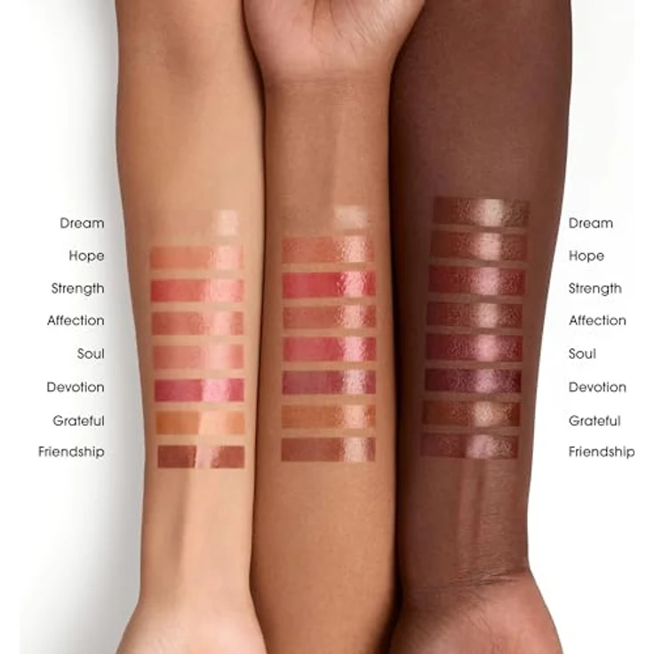 bareMinerals Dewy Lip Gloss-Balm, feuchtigkeitsspendender Lipgloss mit Strahlkraft, 2,3 g, Farbe Affection – Bild 4
