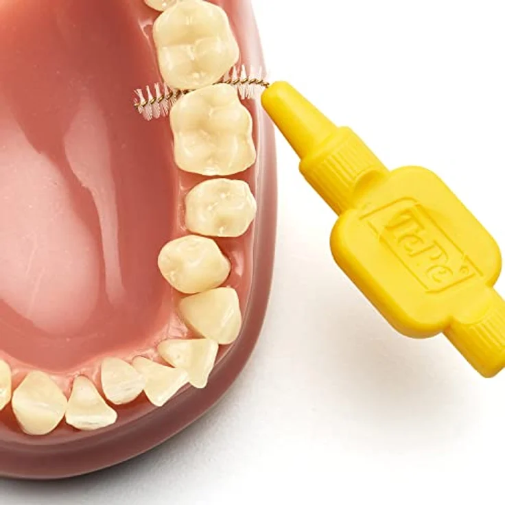 TePe Interdentalbürsten Original gelb, 0.7 mm, 8 Stück, für rundum gesunde Zähne – Bild 7