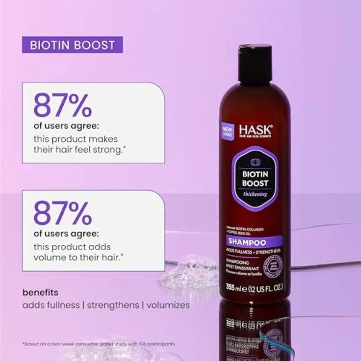 Hask Biotin Boost Thickening Shampoo Feines Haar 355 ml – Bild 6
