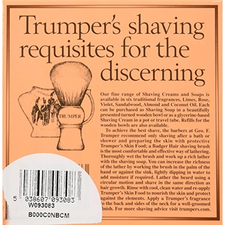 Geo. F. Trumper Almond Oil Hard Shaving Soap - Refill 80 g – Bild 2