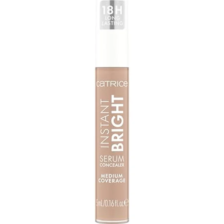 Catrice Instant Bright Serum Concealer, Nr. 010C, Nude, feuchtigkeitsspendend, langanhaltend, strahlend, für trockene Haut, vegan, ölfrei, ohne Konservierungsstoffe, ohne Parabene, 1er Pack (5ml) – Bild 2